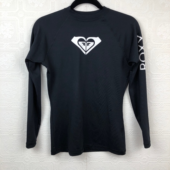 Roxy Other - Roxy Rash Guard Large Long Sleeve Womens Black
